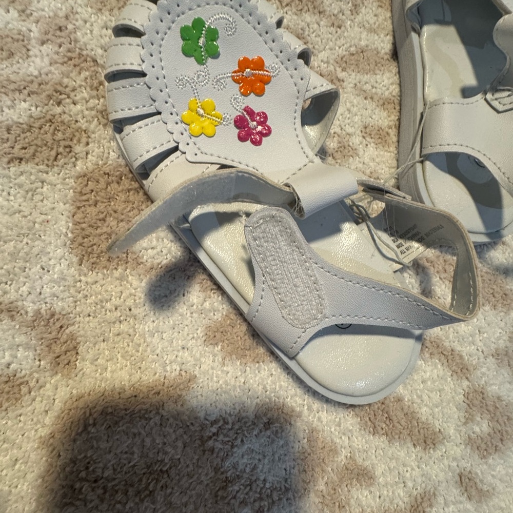 Kids Floral Sandals - Picture 5 of 9